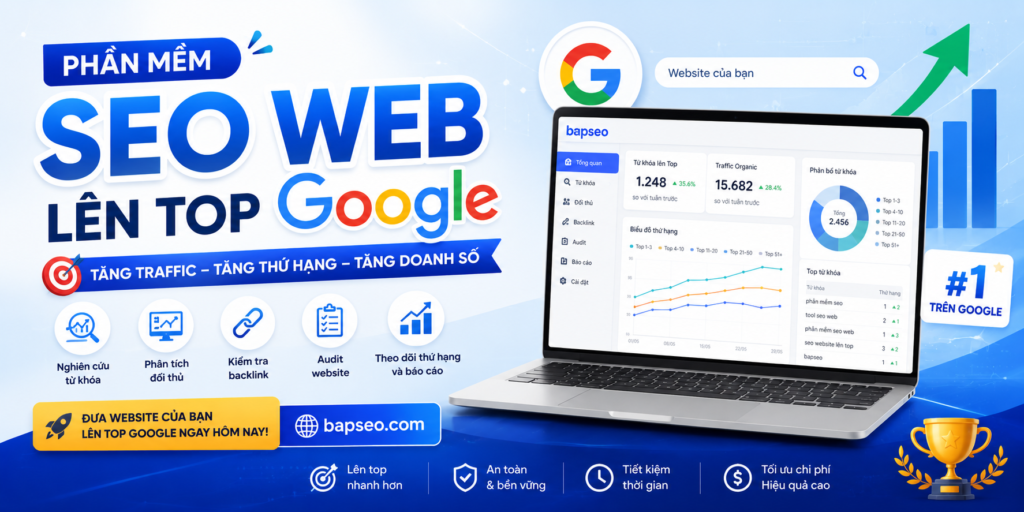 Phần Mềm SEO Web Lên Top Google
